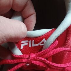 24.5センチFILAスニーカーの画像