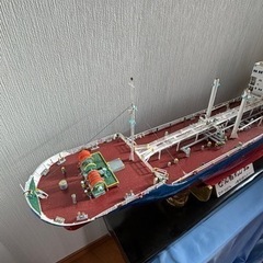 船の模型完成品（手作り）の画像