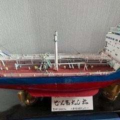船の模型完成品（手作り）の画像