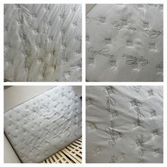 【25万】日本ベッド　ダブルサイズマットレス　シルキーシフォンの画像