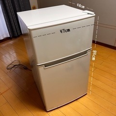 【美品】2ドア冷蔵庫の画像