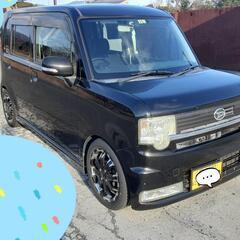 ①　平成21年　ムーヴコンテ カスタムRS ターボ　黒　車検付き