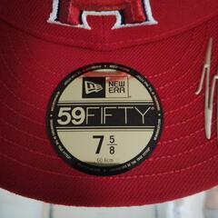 大谷翔平 立体サイン入リ ニューエラ の画像
