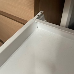 家具 オフィス用家具 鍵付き　オフィスデスク　白　事務　机の画像
