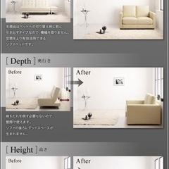 2.5Ｐソファーベットの画像