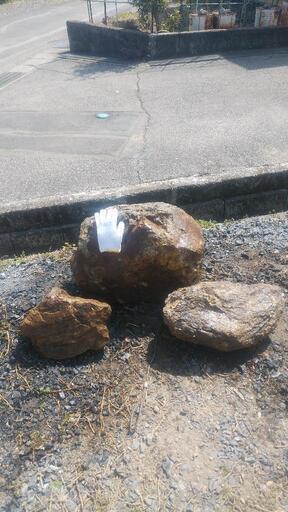 中央の石のみ　みかも石　特大　ドライガーデン