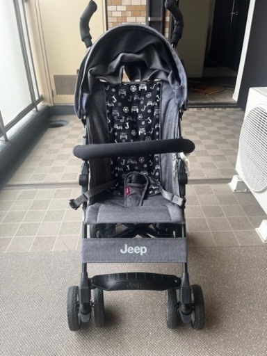 JEEP リミテッドプラス グレー系 バギ-ー、ベビーカー 説明書付き