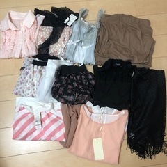 夏洋服　スカート　未使用品あり