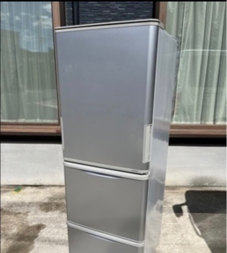 SHARP シャープ 3ドア ノンフロン冷凍冷蔵庫  SJ-WA35Y-S 2013年製