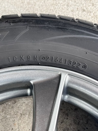 ノーマルタイヤ、ホイールセット195/65R15  2022年製造