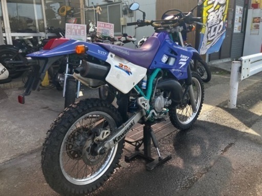 Kawasaki KDX220SR 実働車(保証付き)整備済み!希少な初期ブルー