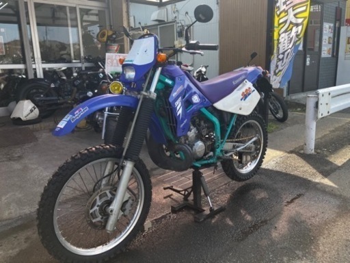 Kawasaki KDX220SR 実働車(保証付き)整備済み!希少な初期ブルー