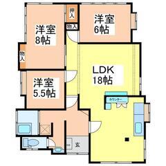 5.5万円→5万円！3LDKリノベーション