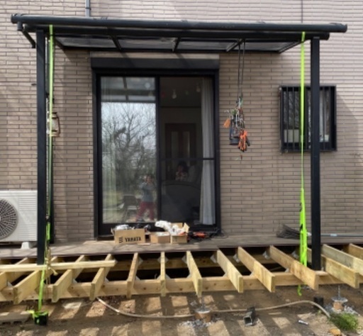 中古　1F テラス屋根