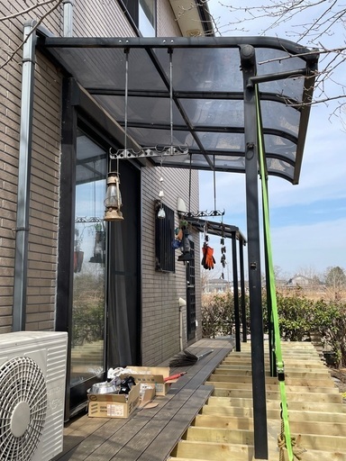 中古 1F テラス屋根