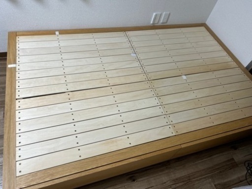 無印良品　セミダブルベッド　ニトリ　マットレスセット