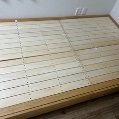 無印良品　セミダブルベッド　ニトリ　マットレスセット