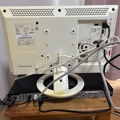 液晶テレビ　ブルーレイ　レコーダー　リモコンの画像