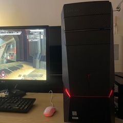 お取引先決定】ゲーミングPC GTX1060 27インチディスプレイ