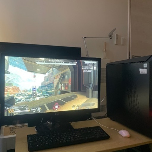 【お取引先決定】ゲーミングPC GTX1060 27インチディスプレイ・キーボード・マウス付属