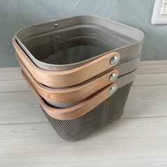IKEA イケア リーサトルプ  3個セット バスケット RIS...