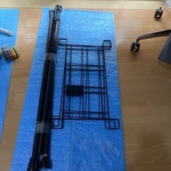 突っ張り2wayパーティション ヒルデ (ブラック)