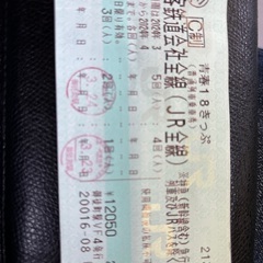 18きっぷ　残3回分