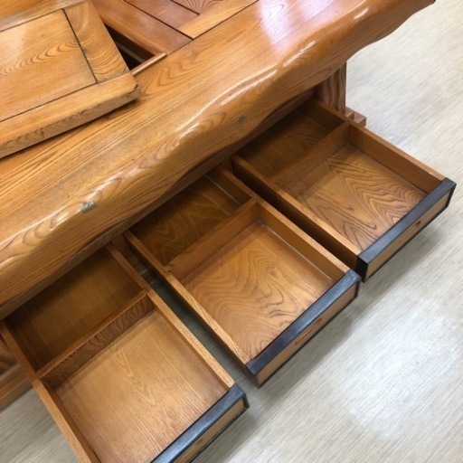 火鉢型座卓◆和テーブル 家具 座卓◆幅120×奥行76×高さ40ｃｍ【こちらは店舗です。浜村鹿野温泉ICから3分 買取本舗 宮本リサイ