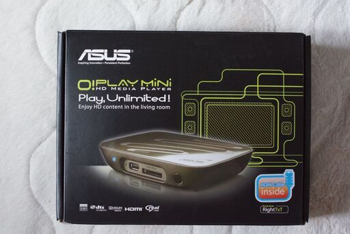値下げです。Asus o! play mini Hd media player