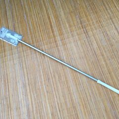 ワンコインで【未使用品】フローリングワイパー アルミ柄 高さ120㎝