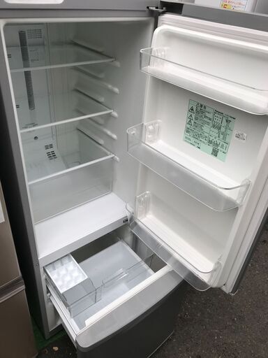 【FU777】パナソニック  Panasonic  冷凍冷蔵庫 NR-B17AW-S 2018年製 168L  カテキン抗菌 脱臭フィルター  冷凍室大容量  1～2人用  クリーニング済 堺市 深井【ジャングルジャングル深井店】