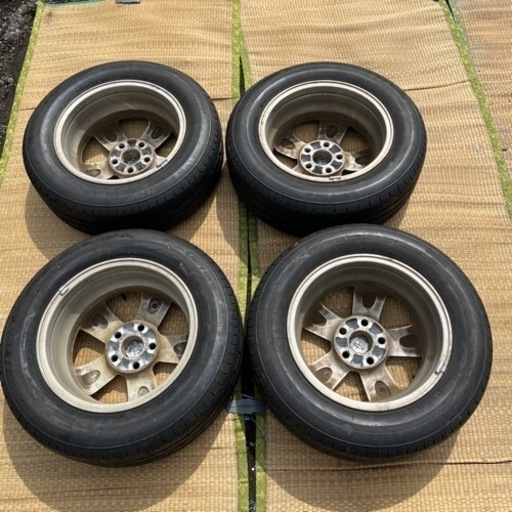 値下　トヨタ 純正ホイール 15×6J +50 5H-114.3 、タイヤ195/65R15 4本セット