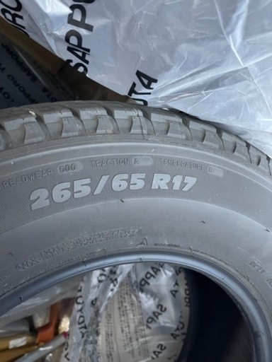 夏タイヤ　プラド150後期　265/65r17