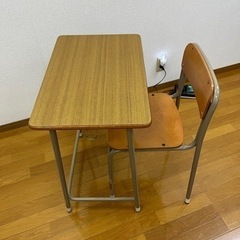 学校机　イスセットの画像