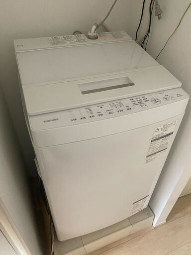 洗濯機　TOSHIBA　AW-7D6(W) 7kg　4/15までにお譲りしたいです。