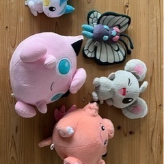 ポケモンぬいぐるみ5体　おもちゃ おもちゃ ぬいぐるみの画像