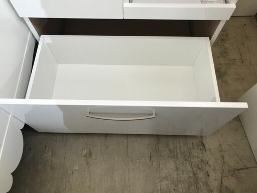 ニトリ コパン80 キッチンボード レンジボード 食器棚 レンジ台 幅80cm おしゃれ シンプル ホワイト 収納キッチン 女性が使い