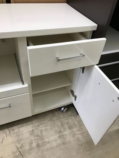 ニトリ キッチンカウンター レンジ台 キッチンボード 幅120cm おしゃれ