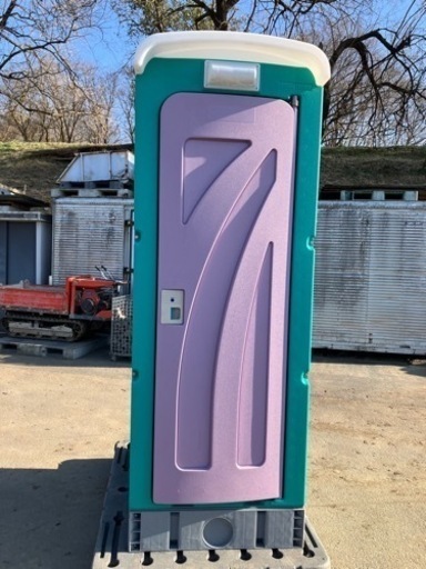 展示品照明手洗い付き簡易トイレ