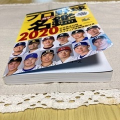 美品　プロ野球名鑑　2020年　カラーの画像