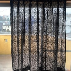 ユザワヤ　オーダーカーテン　90cm×130cm レースとセット