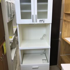 共和産業　ルーナ スリムキッチンボード フルオープンレール キッチン収納 一本型 女性が使いやすい高さ180cm キッチンボード システムキッチンボード 幅60cm おしゃれ クリーニング済 堺市【ジャングルジャングル石津店】