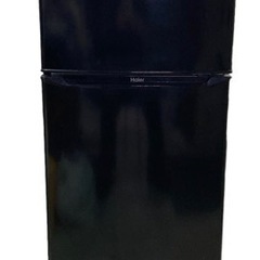 ハイアール 130L 2ドア冷蔵庫　ブラック【右開き】Haier JR-N130A  2ドア 冷凍冷蔵庫  ノンフロン冷凍冷蔵庫