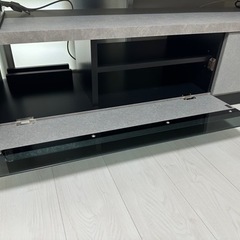 テレビ台　セラミックグレー　140cmの画像