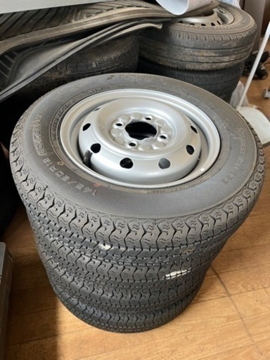 新品ヨコハマタイヤ、新品ホイール145/80R12