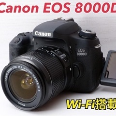 ★Canon EOS 8000D★Wi-Fi搭載●初心者向け●バリアングル液晶  1ヶ月動作補償あり！ 送料無料！