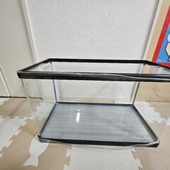 60cm曲げガラス水槽、ガラス蓋の画像