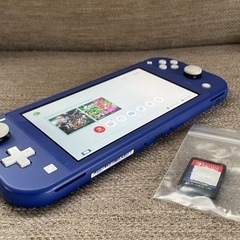 【お取引完了】2022年版Switch Liteブルー ソフト付き