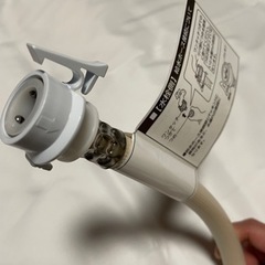 洗濯機ワンタッチ給水ホース 長さ約80㎝の画像