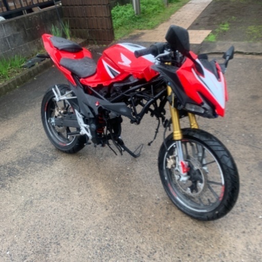 鹿屋市から　令和３年　新型CBR150R 事故車　　レストア　部品取りやレストアベースに！　廃車証明書付き！